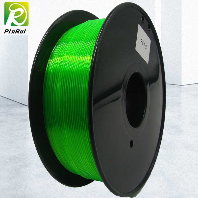 Pinrui 3D 프린터 1.75mmpetg 필라멘트 녹색 색상 3D 프린터 용