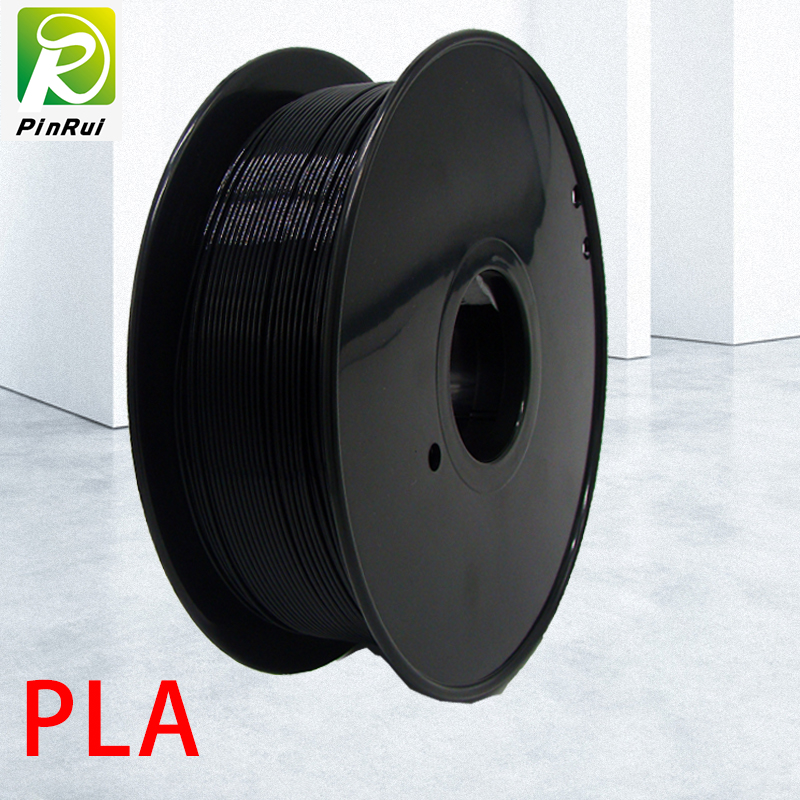 Pinrui 고품질 1KG 3D PLA 프린터 필라멘트 블랙 컬러