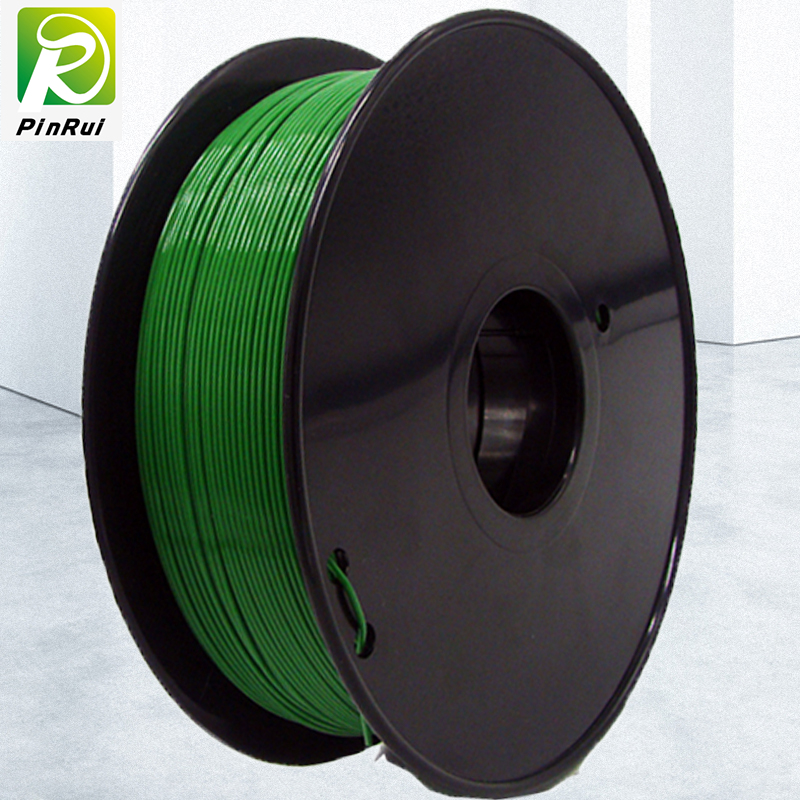 Pinrui 고품질 1KG 3D PLA 프린터 필라멘트 짙은 녹색 색상