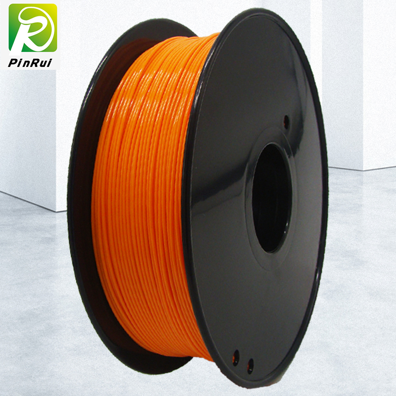 Pinrui 고품질 1KG 3D PLA 프린터 필라멘트 오렌지 색상