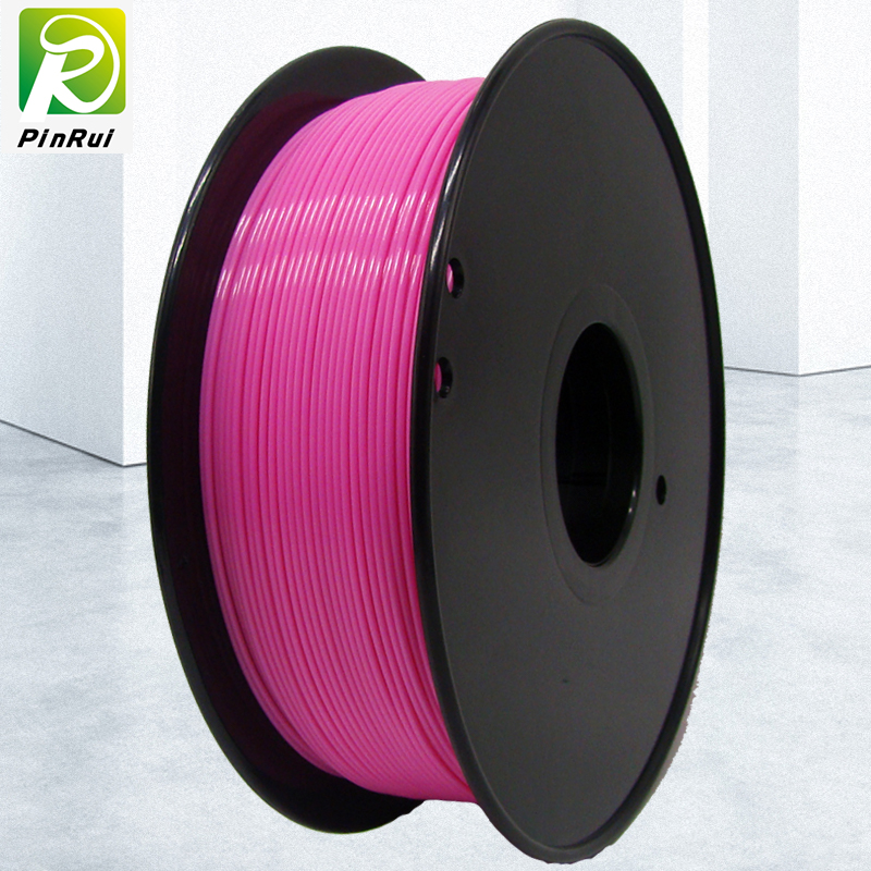 Pinrui 고품질 1kg 3D PLA 프린터 필라멘트 핑크 색상