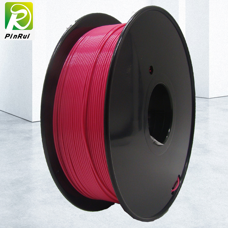 Pinrui 고품질 1KG 3D PLA 프린터 필라멘트 다크 핑크 컬러