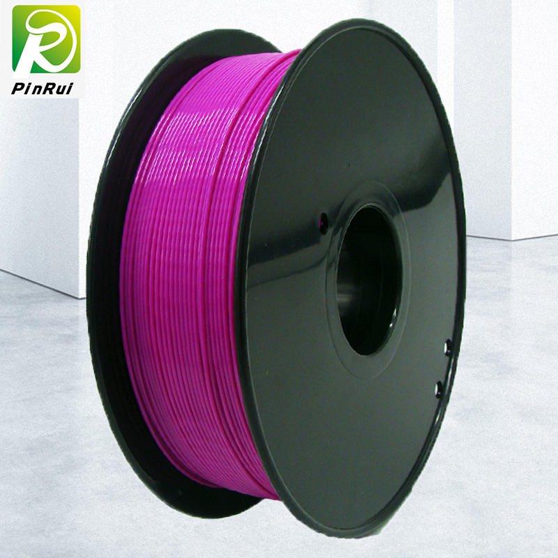 Pinrui 고품질 1kg 3D PLA 프린터 필라멘트 보라색 색상