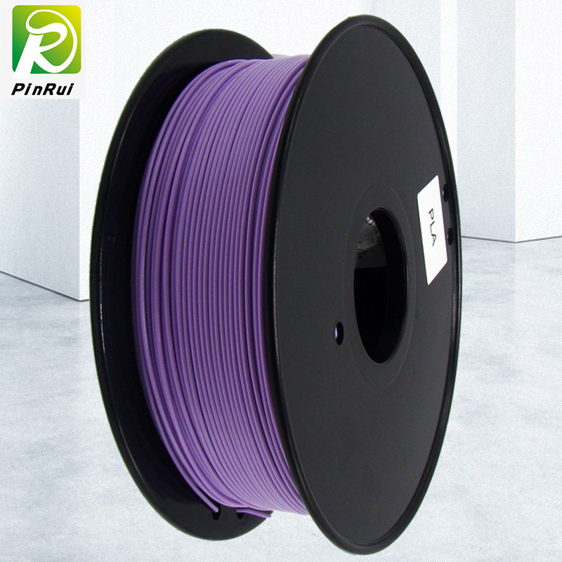 Pinrui 고품질 1KG 3D PLA 프린터 필라멘트 보라색 9344C 색상